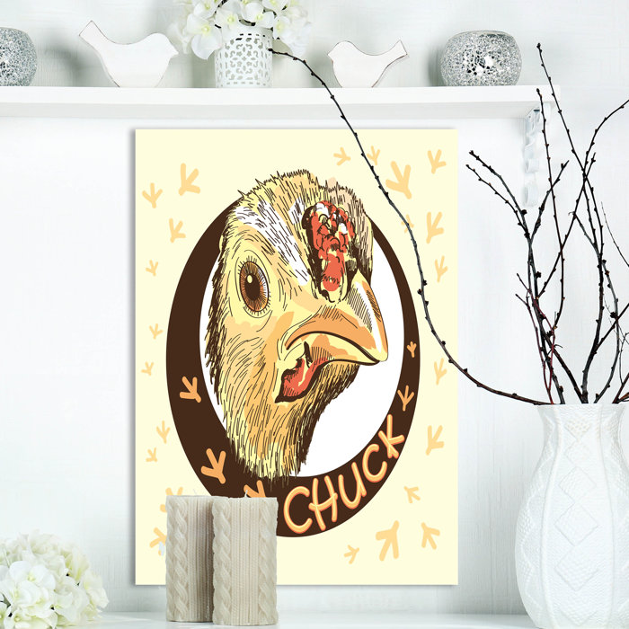 East Urban Home Farmhouse Chicken Breeding Oil Painting Print On