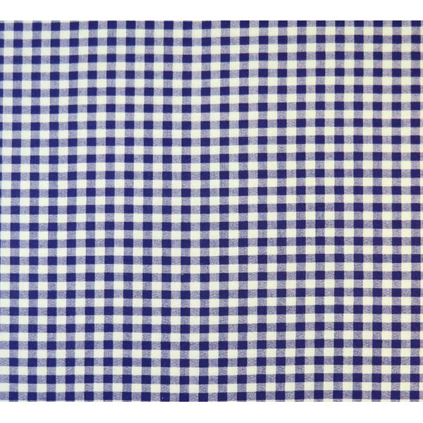 blue gingham crib sheet
