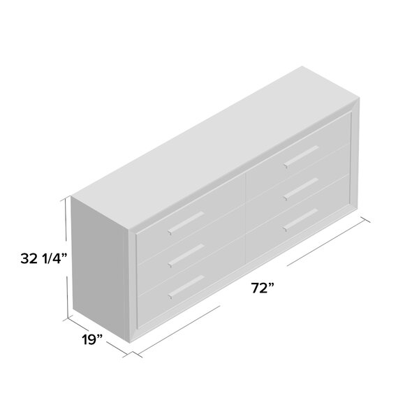 graco kendall 6 drawer double dresser