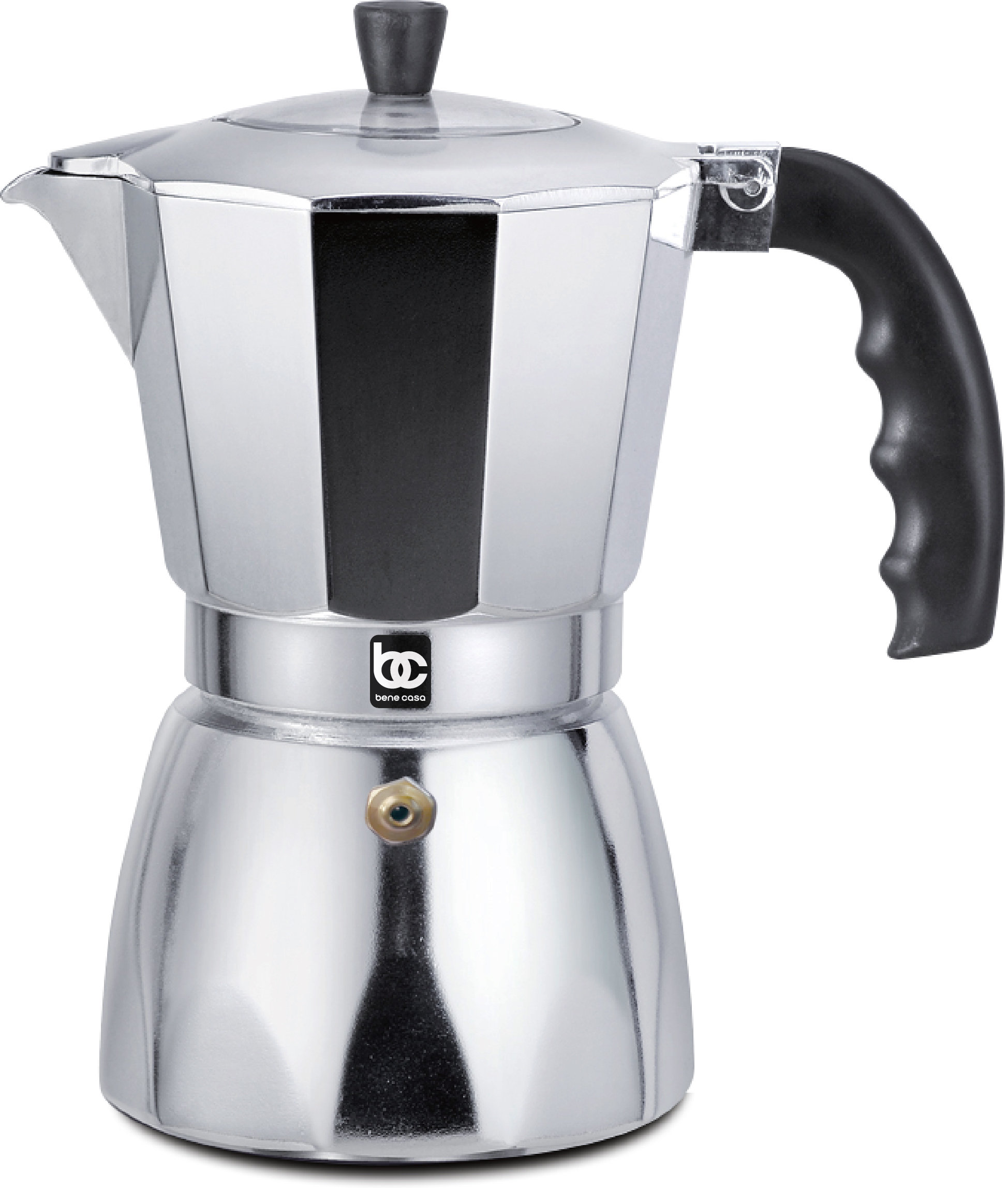 Bene Casa 3-Shot Stovetop Espresso 