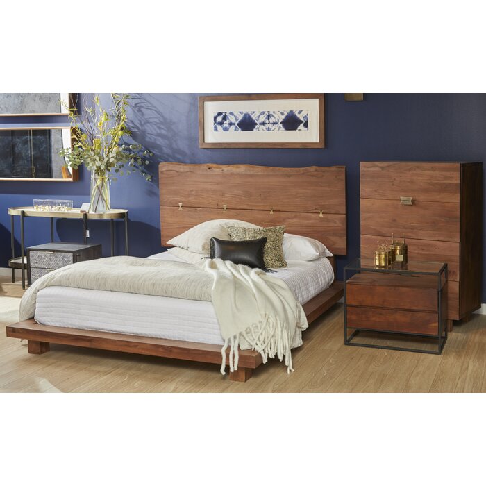 Sandiford Queen Platform Solid Wood Configurable Bedroom Set