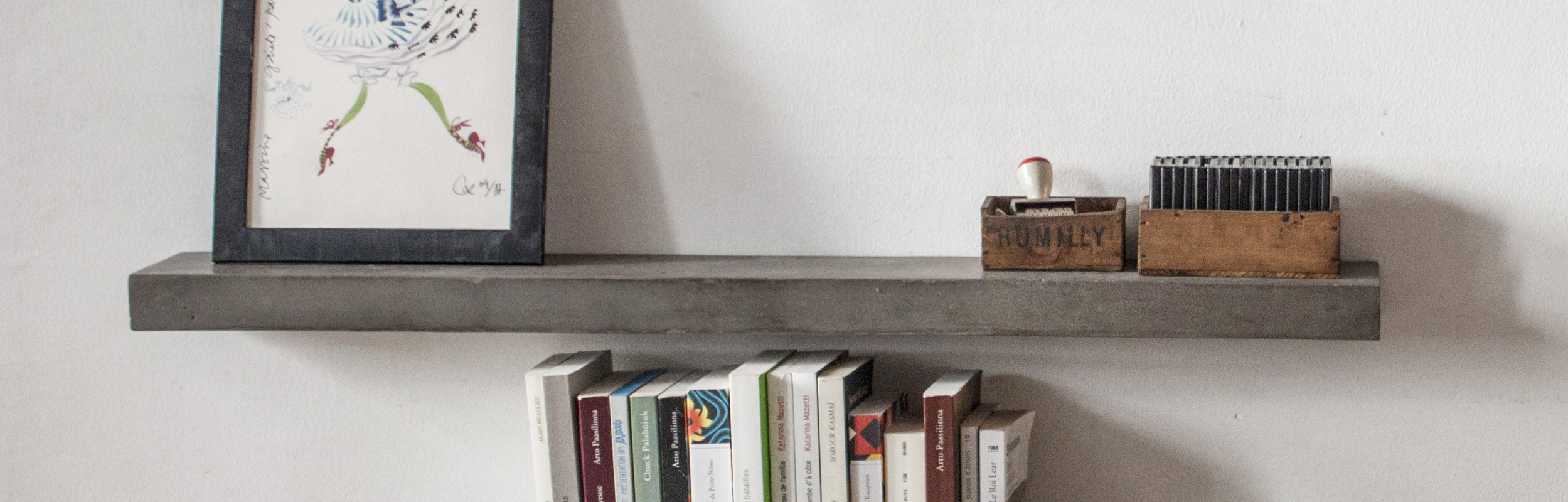Floating Shelving lyon beton sliced concrete floating shelf & reviews | wayfair Floating Shelving lyon beton sliced concrete floating shelf & reviews | wayfair