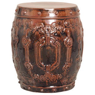Riker Scroll Garden Stool