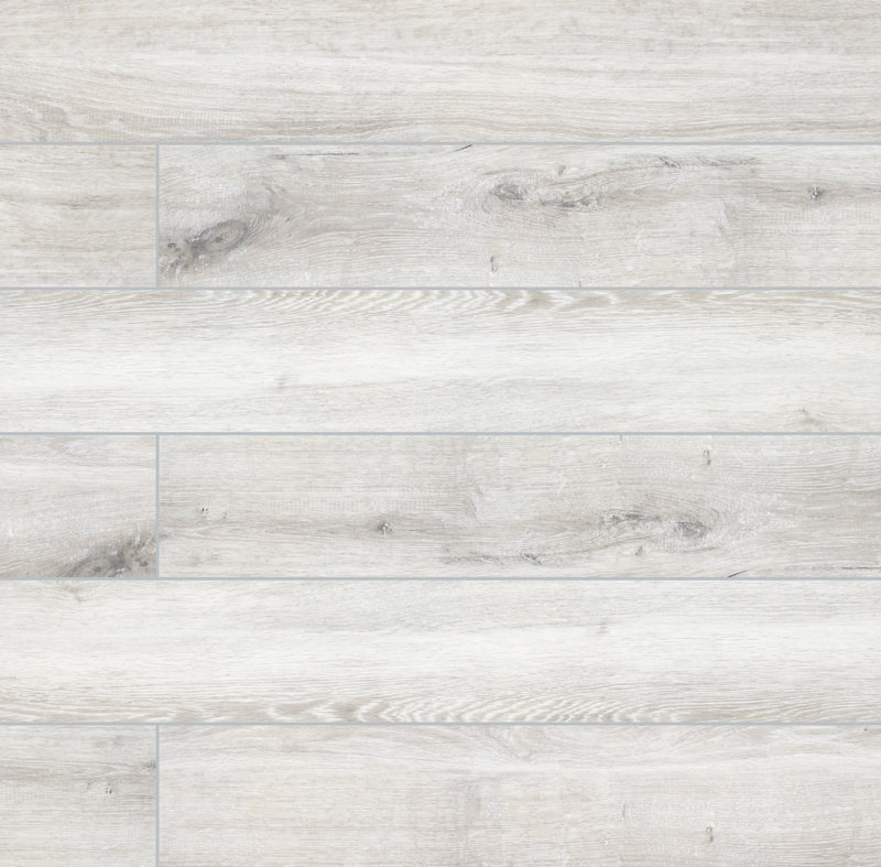 Antoni 6" x 36" Matte Porcelain Wood Look Wall and Floor Tile Color: Antoni Platinum