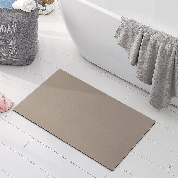 White Doormat 2 x 3' Soft Braided Rug Bath Kitchen Entry Door Bathroom Washable 