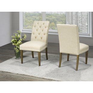 Ollis Tufted Upholstered Dining Chair (Set Of 2) by Charlton Home Design