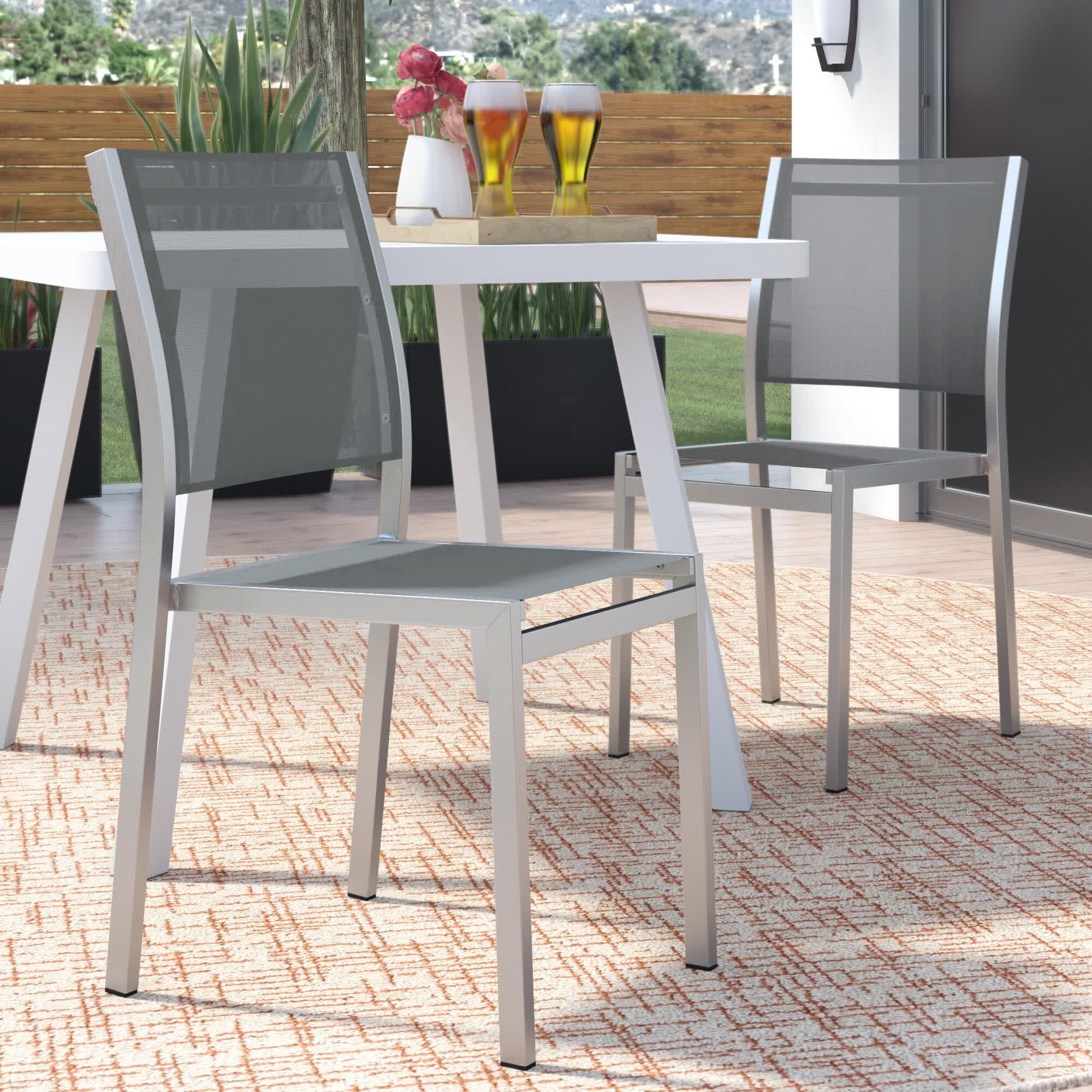 dolly stacking patio dining chair