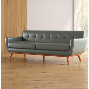 Haskin Leather Sofa by George Oliver Modern
