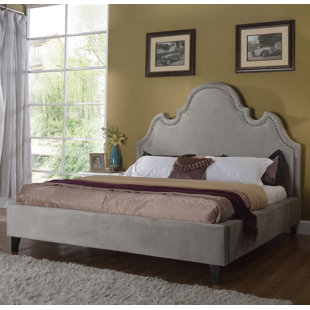 Go to store & view more images Upholstered Platform Bed by BestMasterFurniture