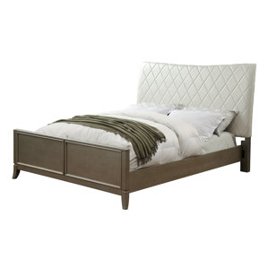 Noannet Upholstered Panel Bed by A&J Homes Studio