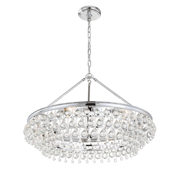 Willa Arlo Interiors Devanna 6 Light Crystal Chandelier Reviews Willa Arlo Interiors Devanna 6 Light Crystal Chandelier Reviews Wayfair