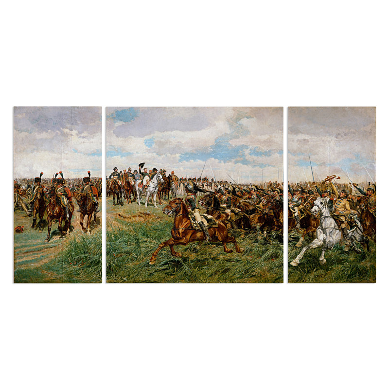 Charlton Home A Premium Battle Of Friedland Painting Multi Piece Image On Canvas Wayfair