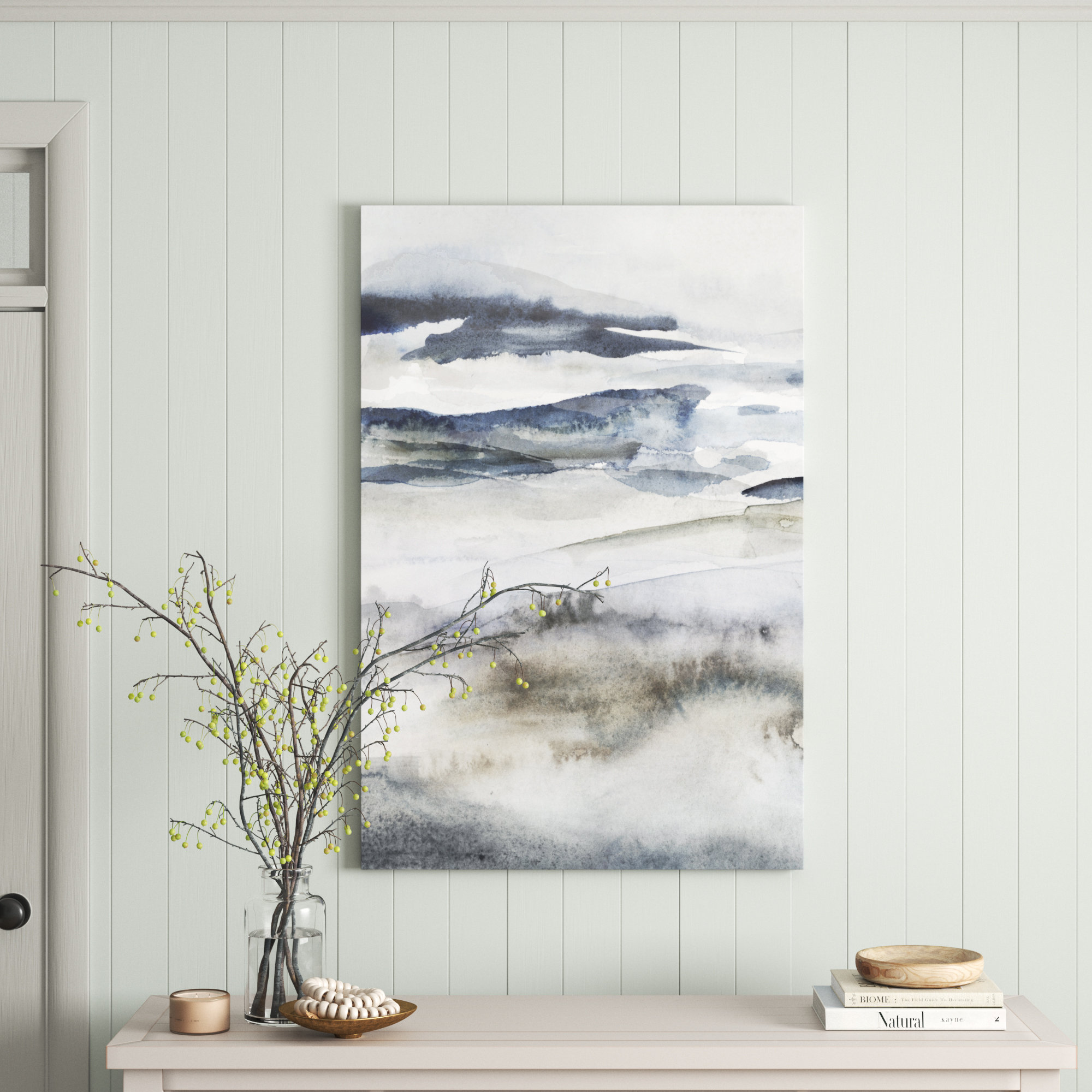 Sand & Stable Neutral Salt Spray I By Victoria Borges - Wrapped Canvas 