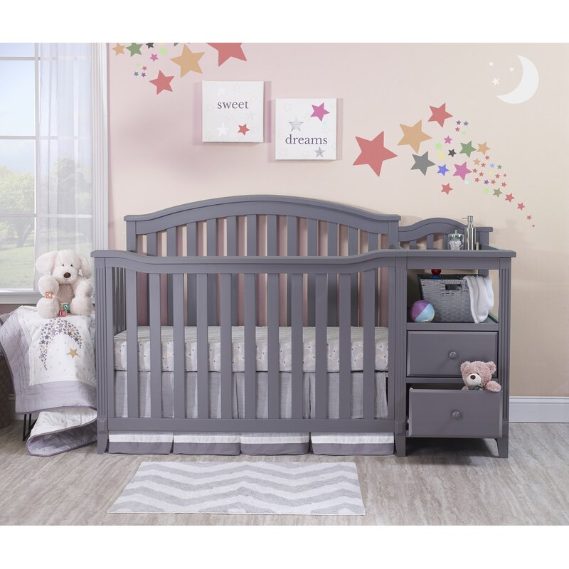 sorelle 4 in 1 convertible crib and changer