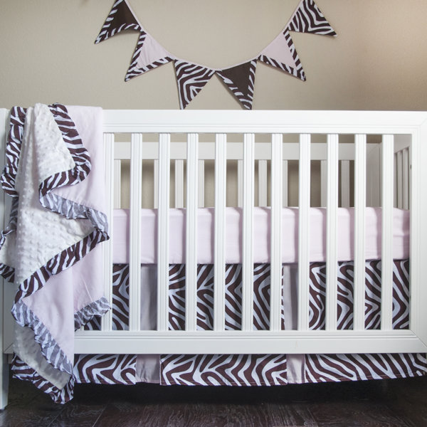 zebra crib sheet