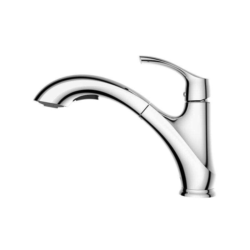 Keeney Manufacturing Company Pull Out Single Handle Kitchen Faucet