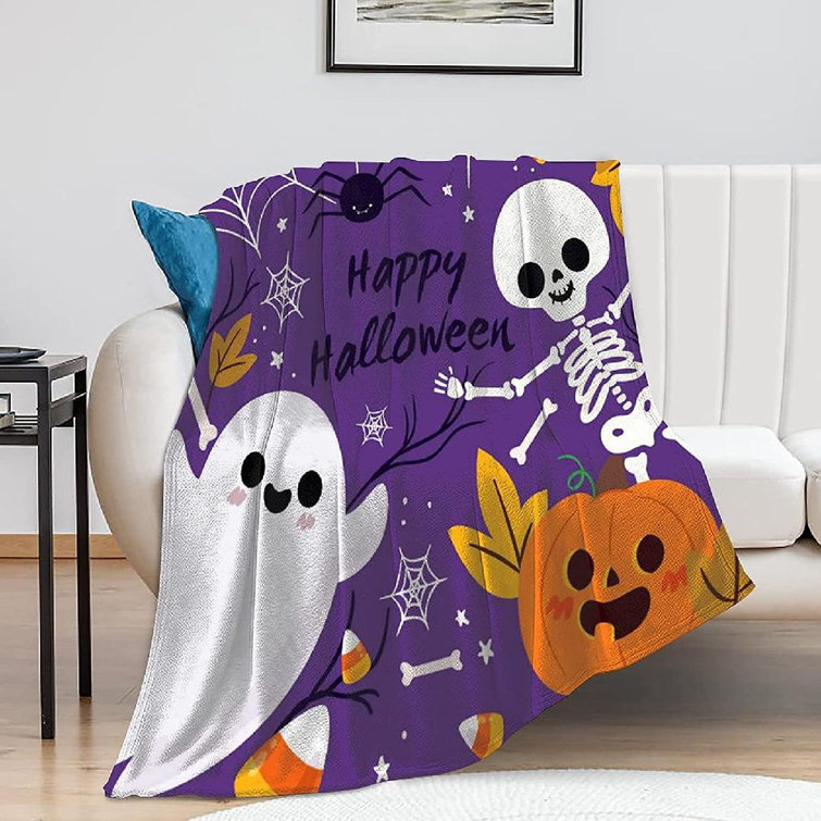 Halloween Pumpkin Flannel Fleece Blanket Microfiber Lightweight Super Soft Cozy for Bed Sofa Travel All Season 40x30for Pets Halloween Pumpkin Flannel Fleece Blanket Microfiber Lightweight Super Soft Cozy for Bed Sofa Travel All Season 40x30for Pets