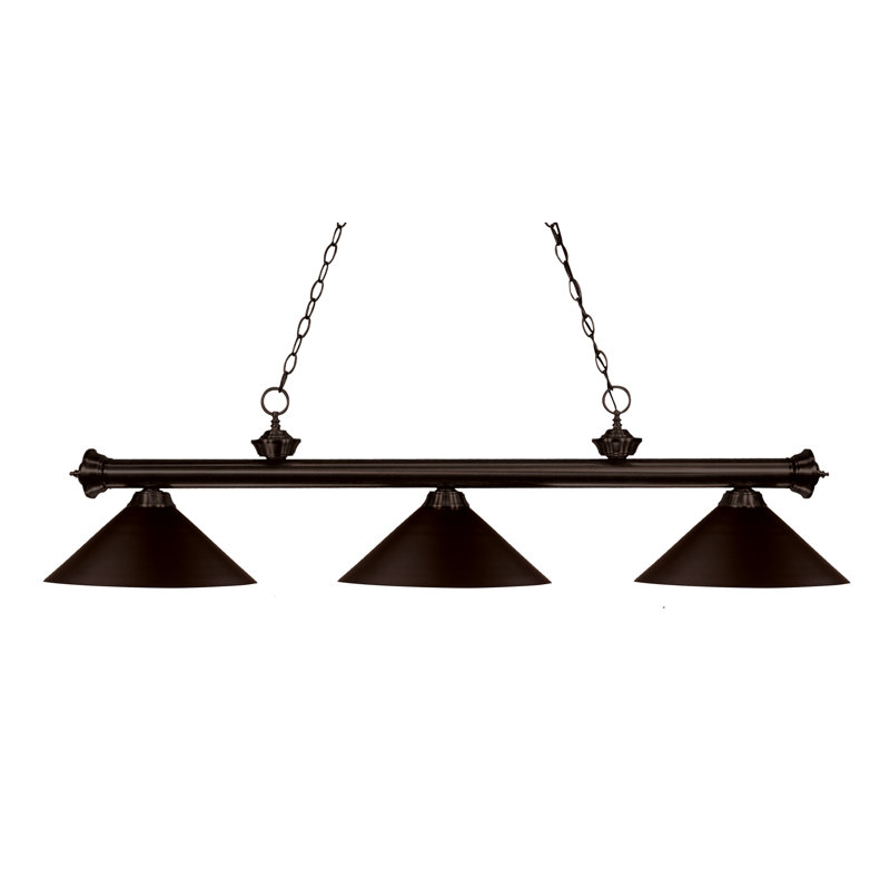 Red Barrel Studio Brynlee 3 Light Pool Table Linear Pendant Reviews Wayfair