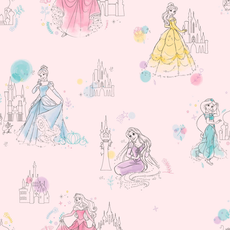 York Wallcoverings Disney Princess Pretty Elegant 33' L x 20.5