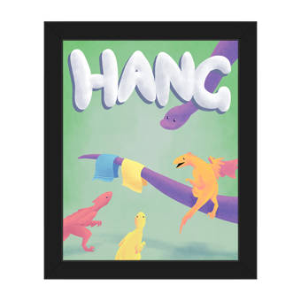 Click Wall Art Flush Dinosaur Framed Graphic Art On Wrapped Canvas Wayfair