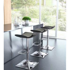 Stanford Adjustable Height Bar Stool by Wade Logan