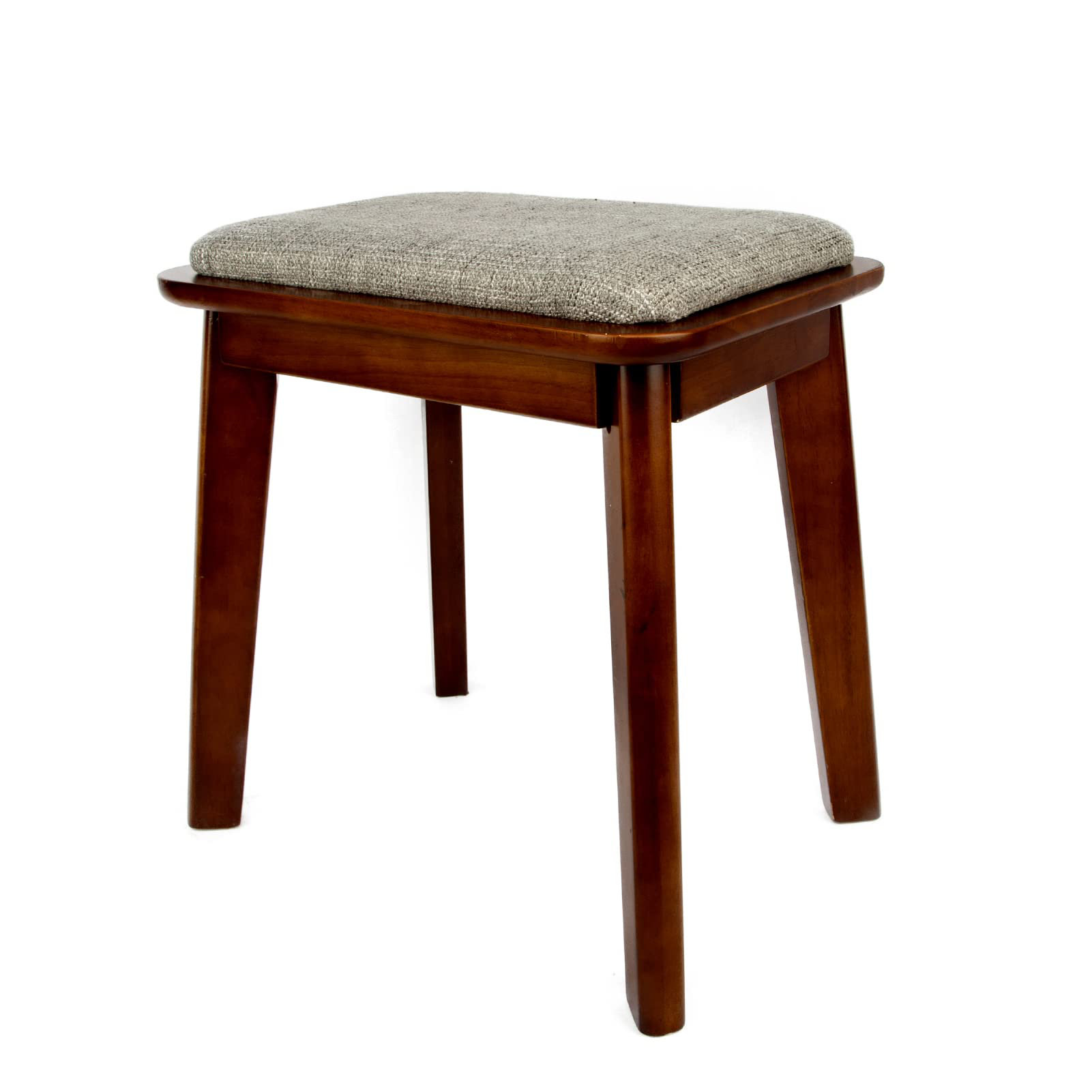 Red Barrel Studio® 18'' Tall Solid Wood Vanity Stool Wayfair