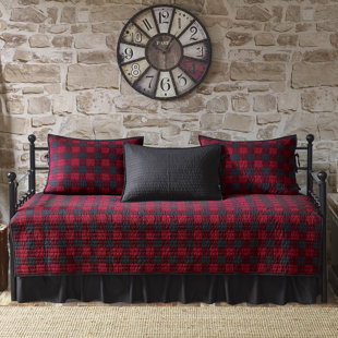 Buffalo Check Bedding Red Wayfair Buffalo Check 100 Cotton 5 Piece Daybed Set