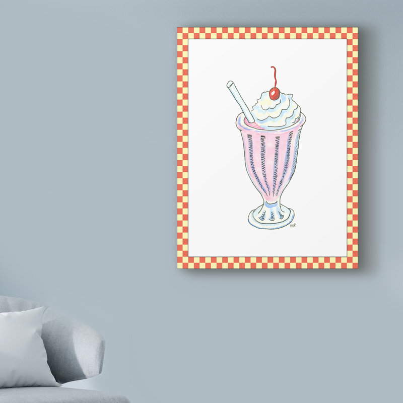 Winston Porter Ice Cream Parlor Ii Acrylic Painting Print On Wrapped Canvas Wayfair