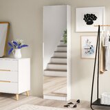 Tall Mirror Shoe Cabinet Wayfair Co Uk