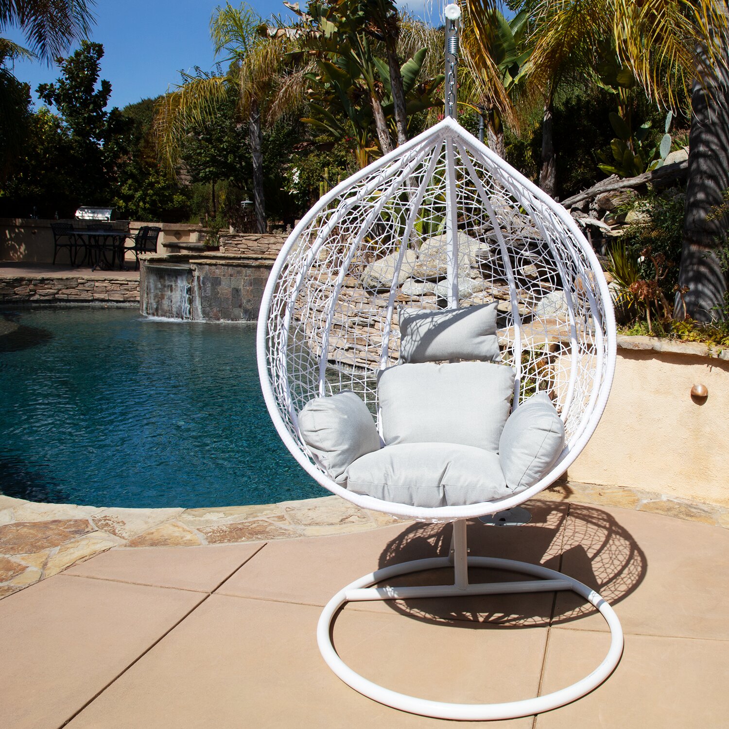 wayfair outdoor swing chair