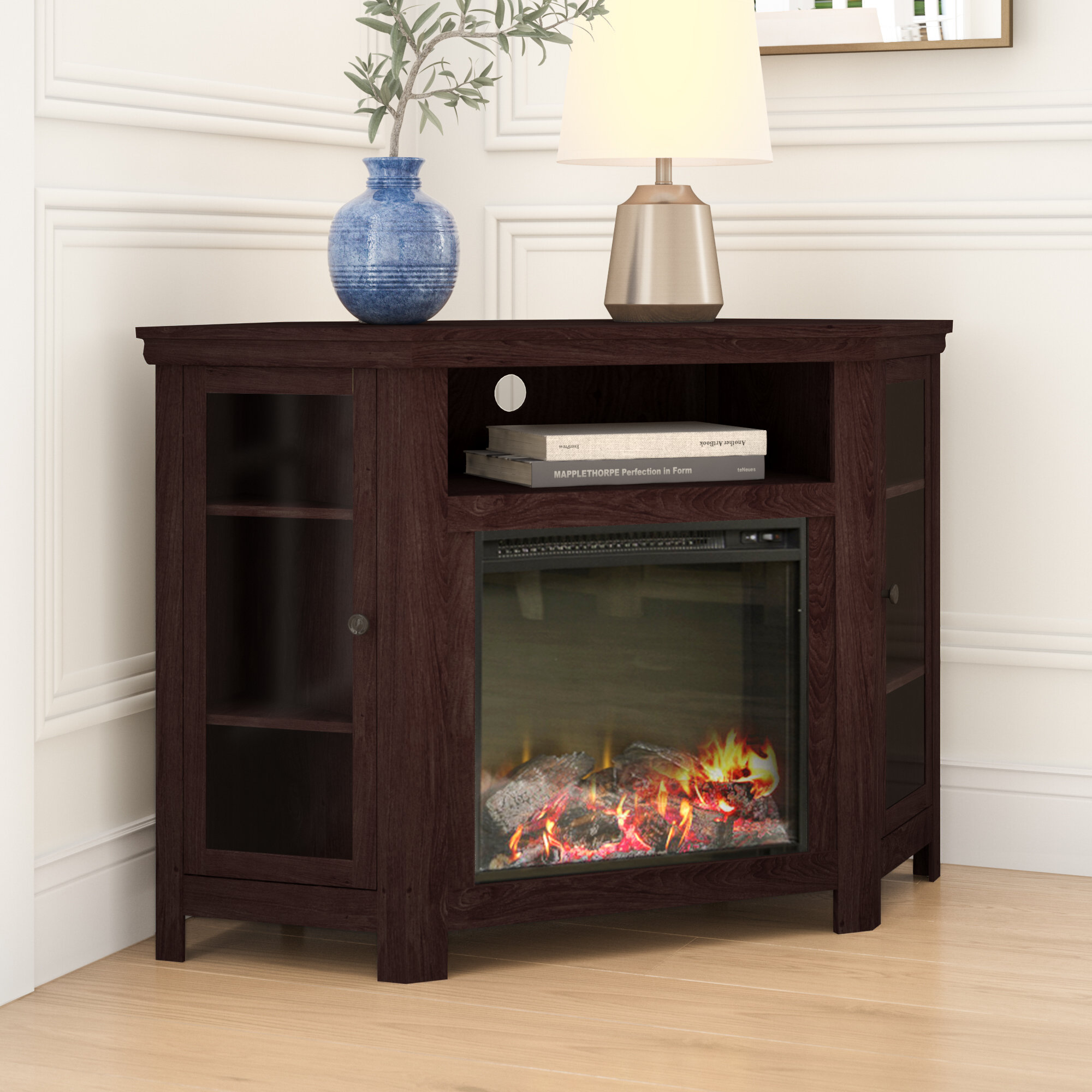 50 Tv Stand With Fireplace