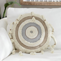 braided throw pillow
