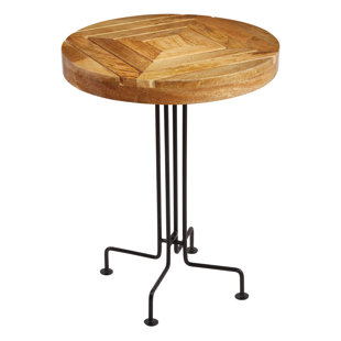 Go to store & view more images Cameron Slatted End Table by Loon Peak