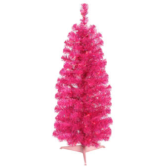 The Holiday Aisle 3 Pink Artificial Christmas Tree Wayfair