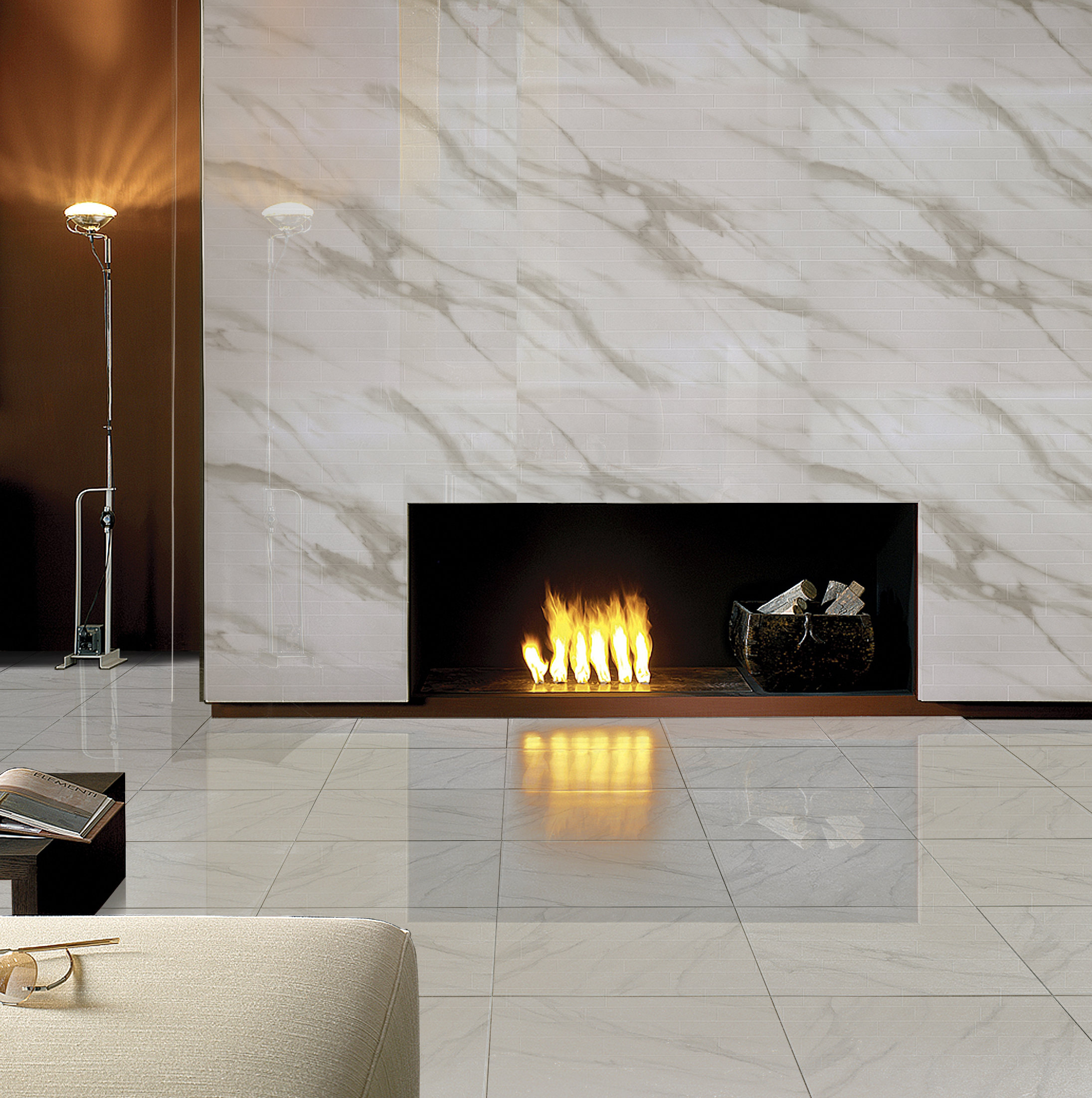 Supreme Tile Calacatta Full 24 X24 Porcelain Field Tile Wayfair
