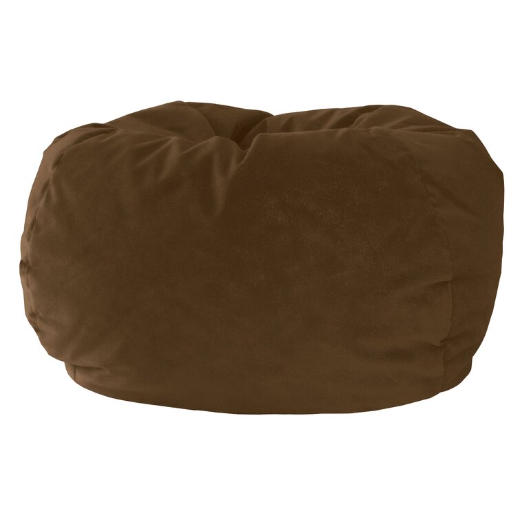 large brown bean bag