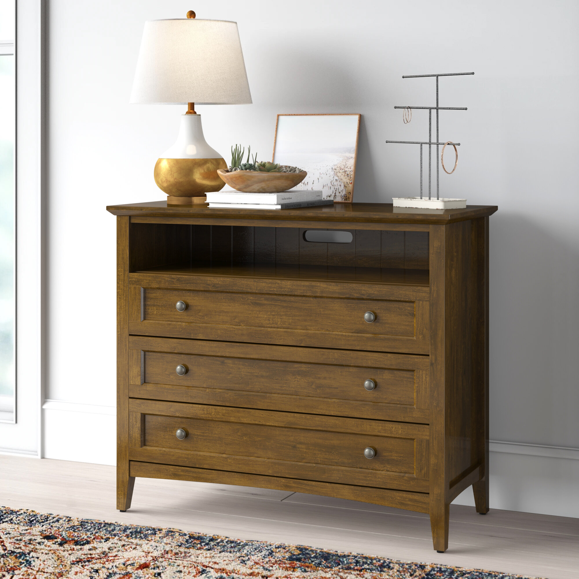 mowgli 3 drawer nightstand