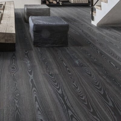 Shine 7 38 Engineered Ash Hardwood Flooring Kahrs Finish Blacksilver