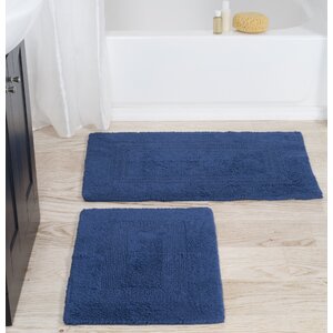 2 Piece Cotton Bath Rug Set