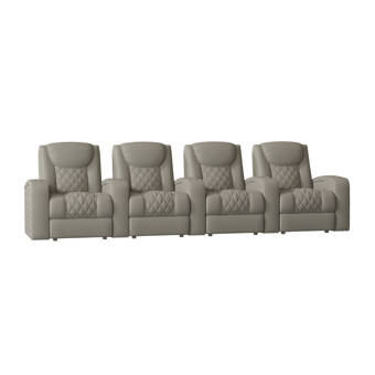 Red Barrel Studio Continental Home Theater Row Seating Row Of 3 Wayfair
