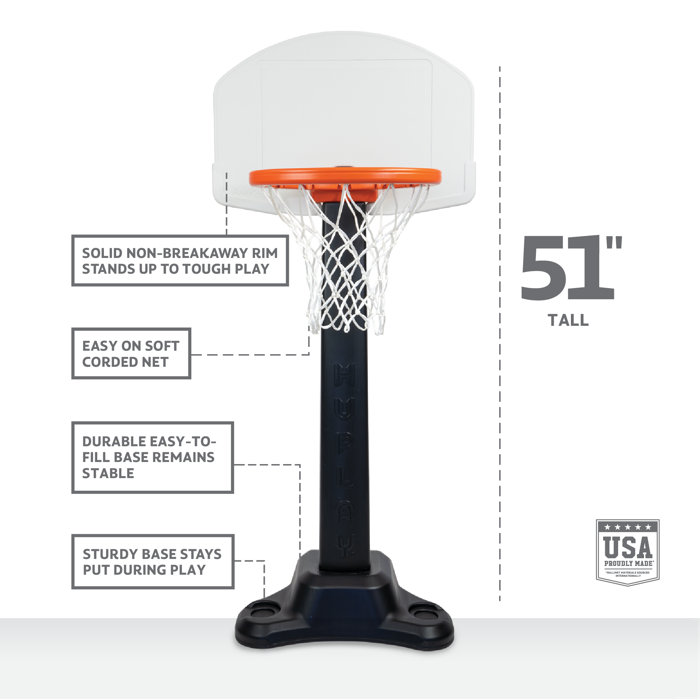 Huplay Rookie Stationary Basketball Set | Wayfair