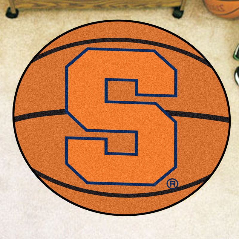 Fanmats Ncaa Syracuse University Basketball 27 In X 27 In Non Slip Indoor Only Mat Wayfair