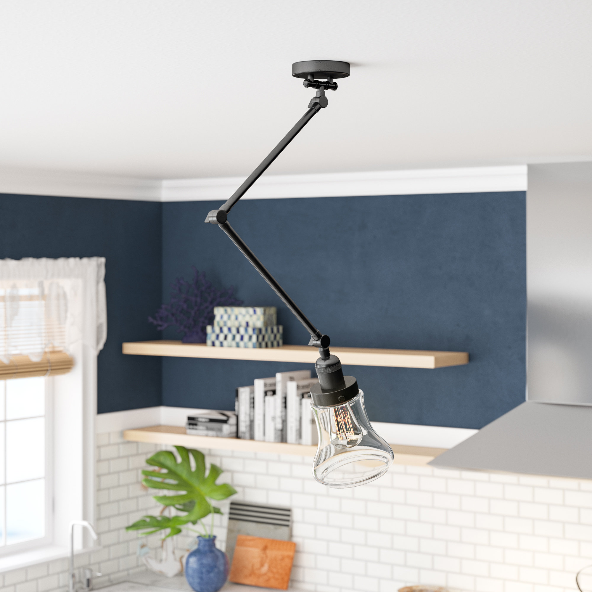 Beachcrest Home Nardone 1 Light Single Bell Pendant Wayfair