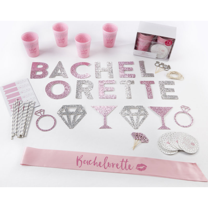 Le Prise 74 Piece Let S Party Bachelorette Decoration Kit Wayfair