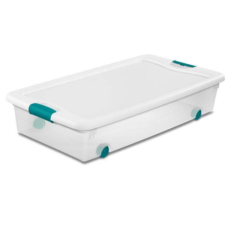 underbed tote with latching lid