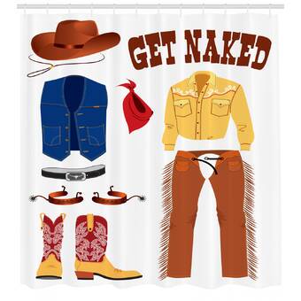 cowboy shower curtain