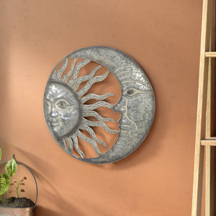 Sun And Moon Decor Wayfair Celestial Sun And Moon Wall Decor