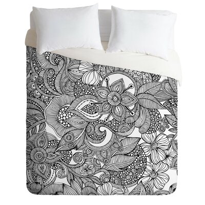 Deepak Doodles Duvet Cover Set Bungalow Rose Size King