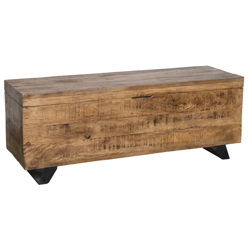 Glenns Solid Wood Lift Top Sled Coffee Table with Storage ...