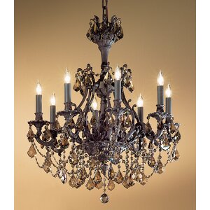 Majestic Imperial 8-Light Crystal Chandelier